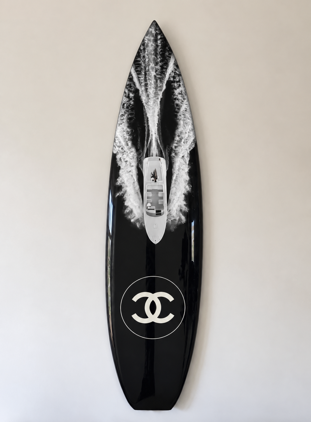 The Amalfi Coast Surfboard Wall Decor