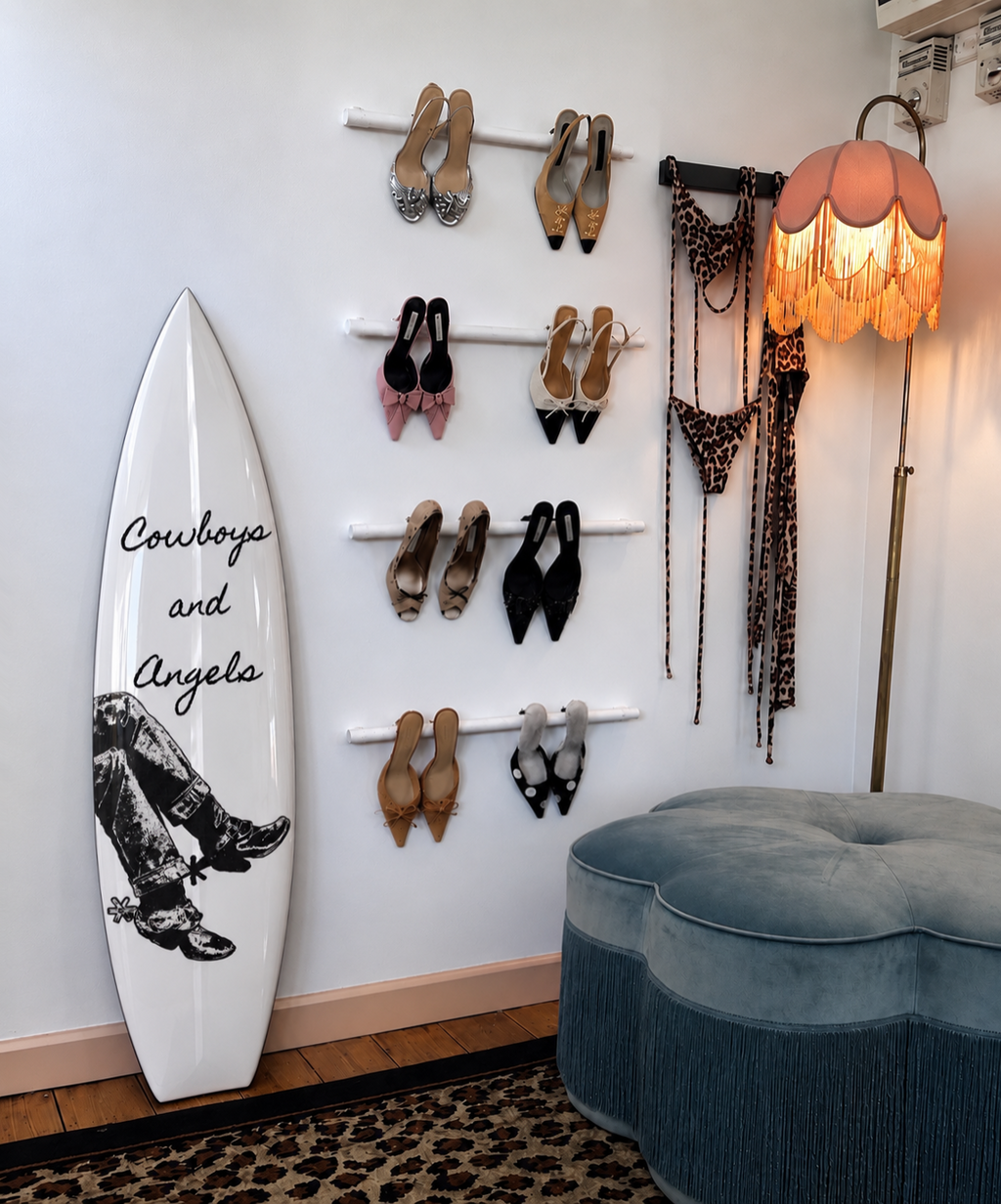 Cowboys & Angels Surfboard Wall Decor