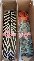 Cest La Vie Zebra Print Skateboard Wall Decor Set