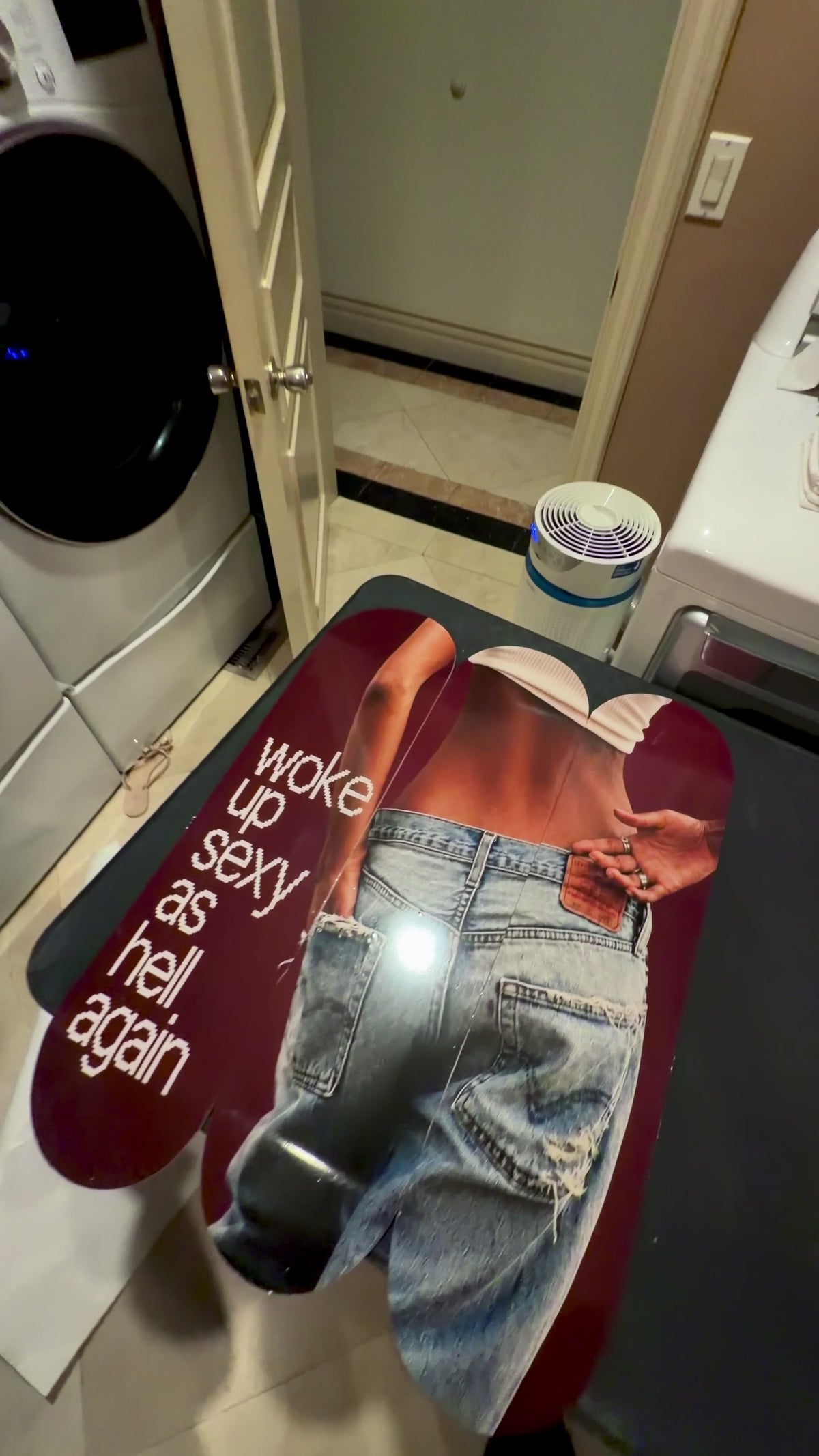 Woke Up Sexy Again Skateboard Wall Decor Set