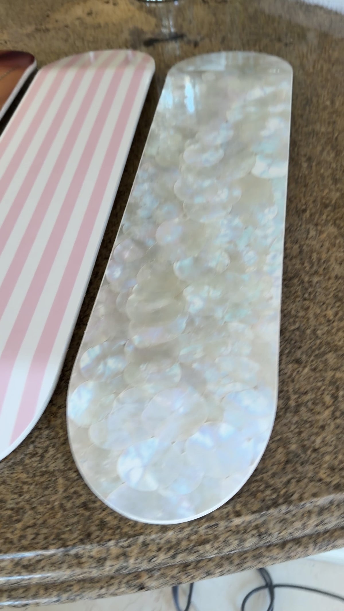 Chanel Pearl Skateboard Wall Decor Set