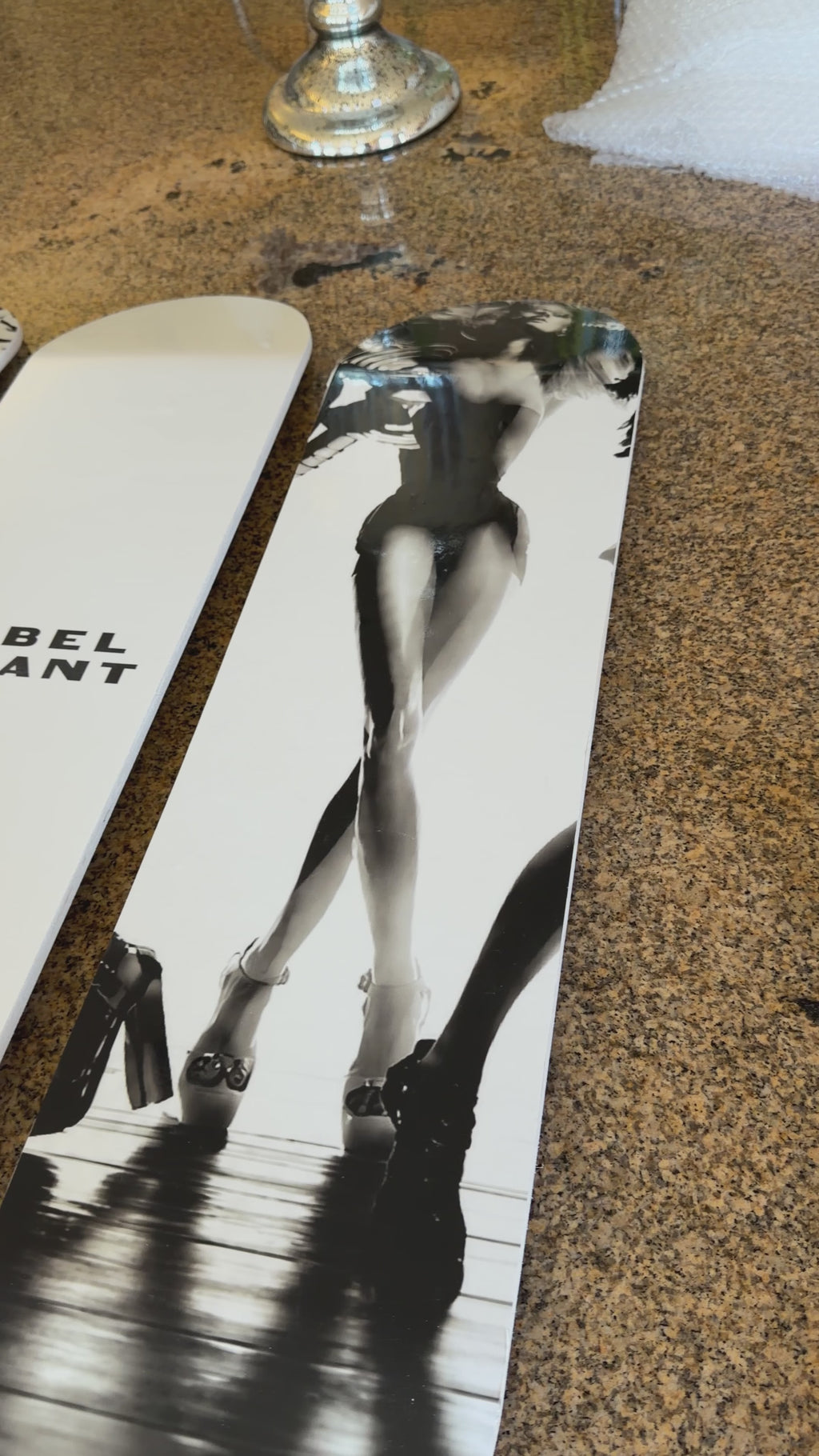Isabel Marant and Zebra Print Skateboard Wall Decor Set