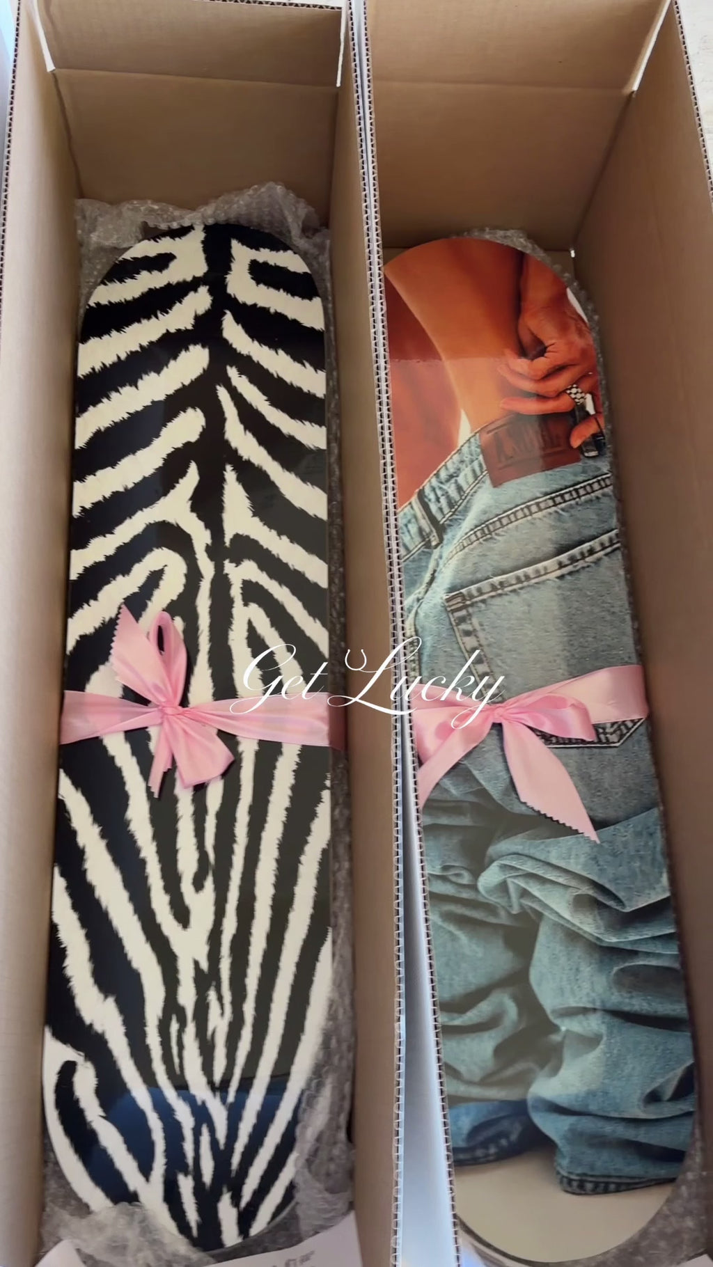Prada Blondie Cheetah Print Skateboard Wall Decor Set