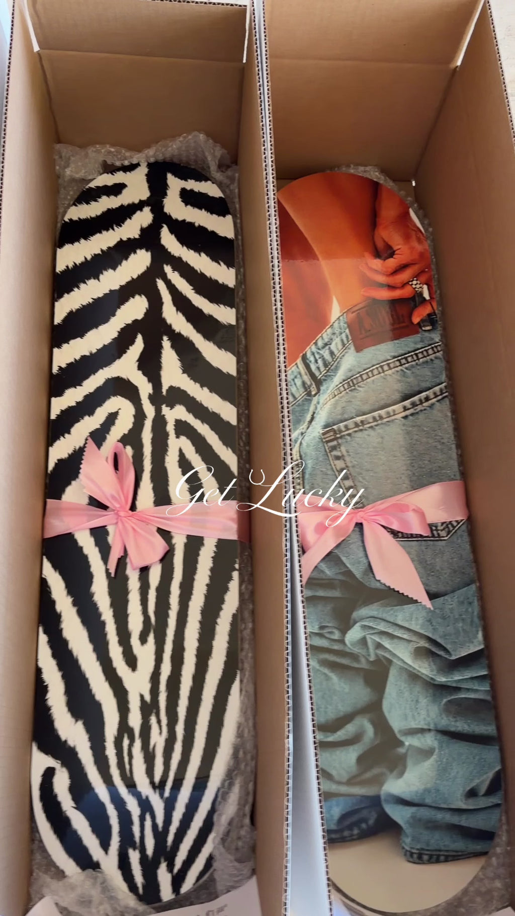 Saint Laurent Cheetah Skateboard Wall Decor Set